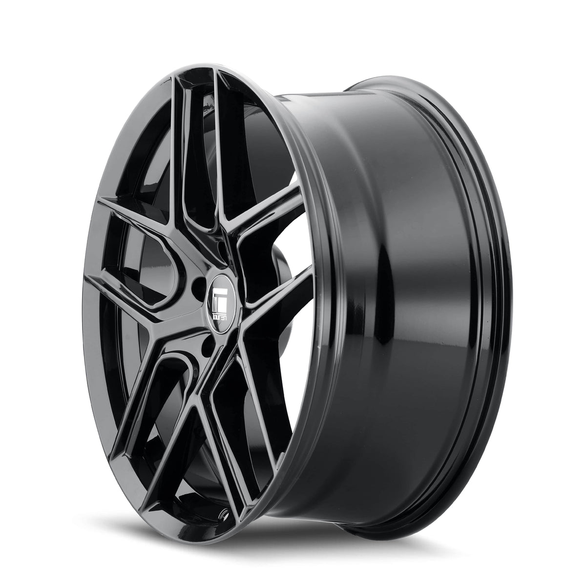 17x8 5x112 35mm Gloss Black Wheel W7843