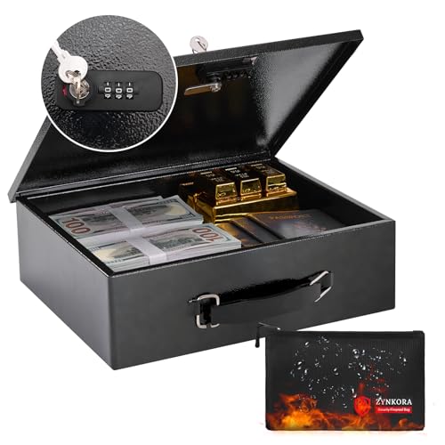 Fireproof Document Box with Combo Lock L4145