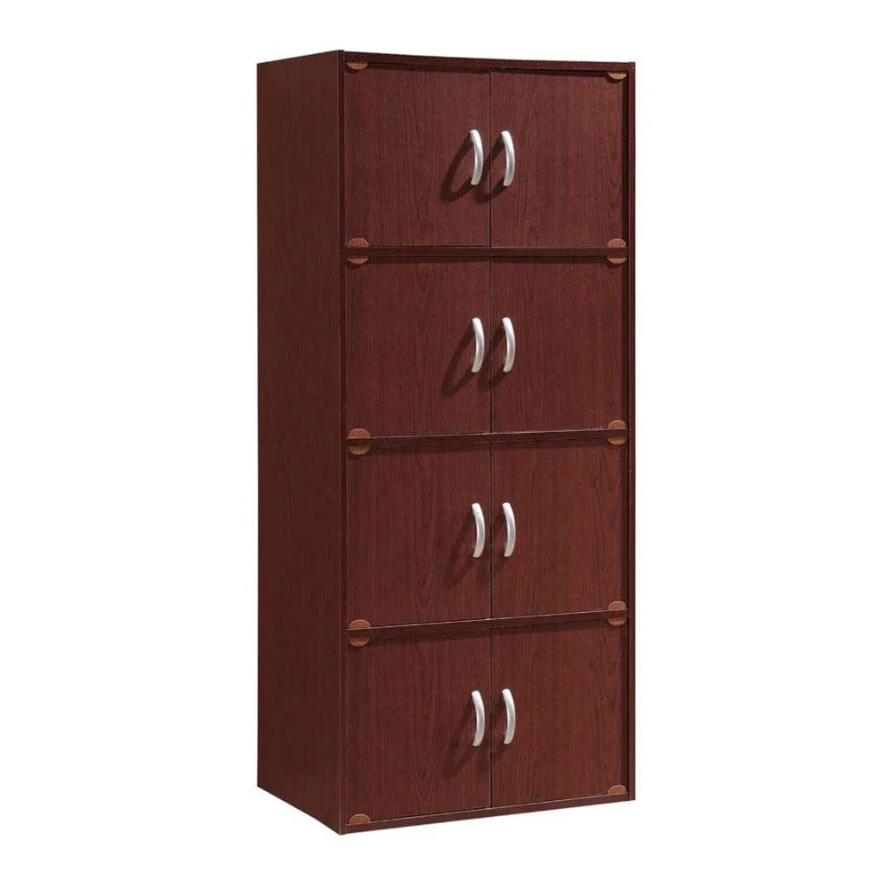 8 Door Mahogany Storage Cabinet B955011