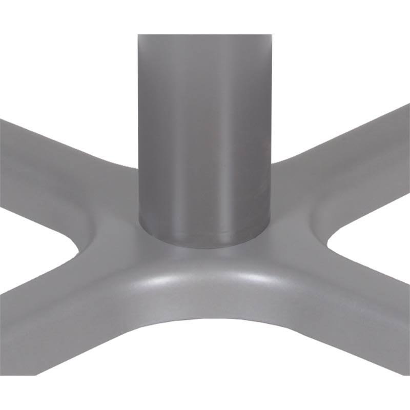 Maple/Grey Round X-Base Table Q71001