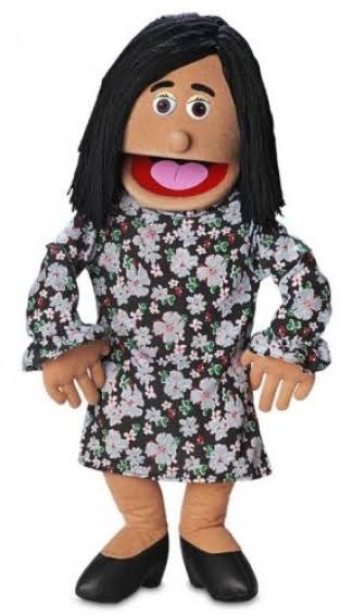 30" Hispanic Mom Performance Puppet with Removable Legs K373