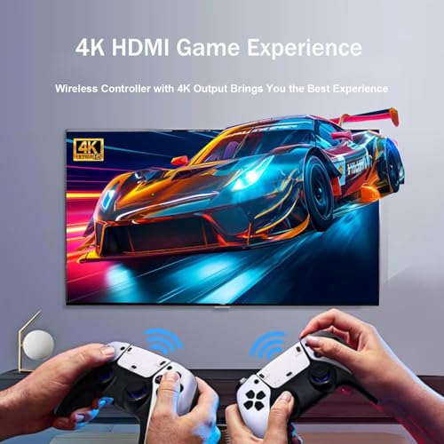 Wireless Retro Game Console with 20000+ Games and 4K HDMI Output D63366