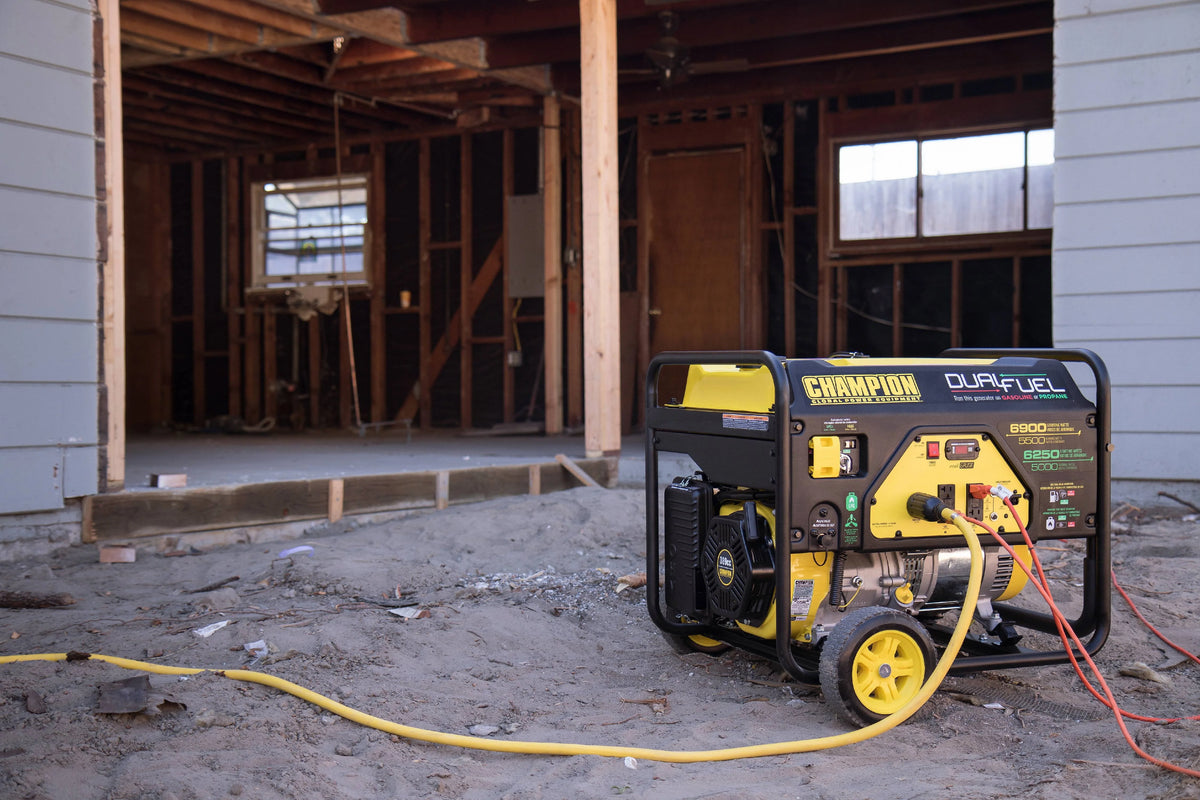 Dual Fuel Portable Generator with Wheel Kit I979814