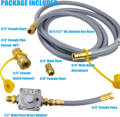 10Ft Natural Gas Conversion Kit Propane to Natural Gas X2301