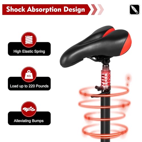 Foldable Adjustable Universal Scooter Seat Replacement with PU Cushion Aluminum Rod M43120