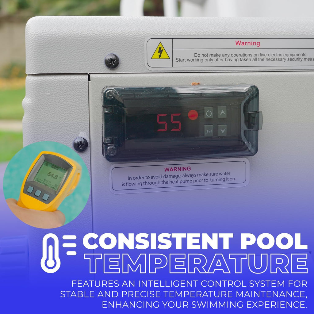 Above Ground Pool Heat Pump 14,500BTU 115V N134