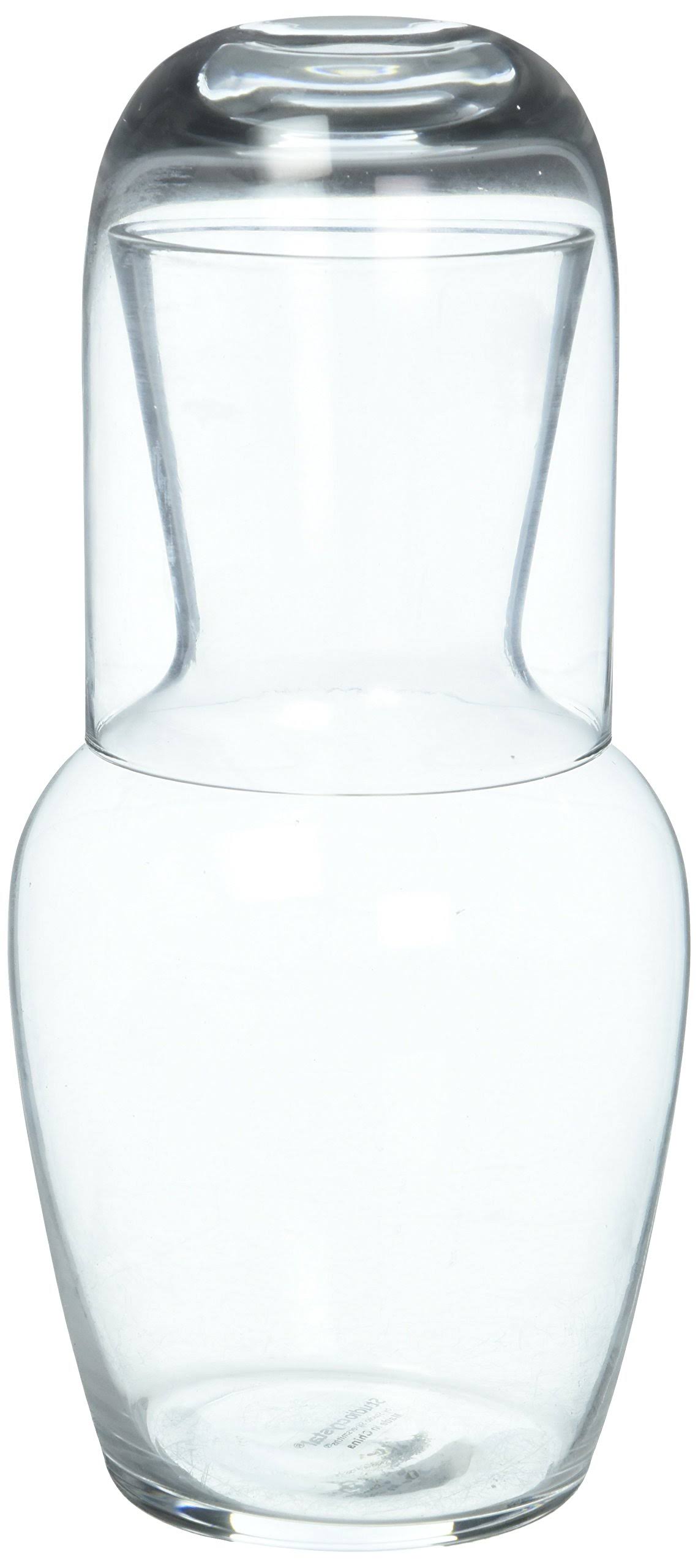 Glass Bedside Water Carafe Set X498076