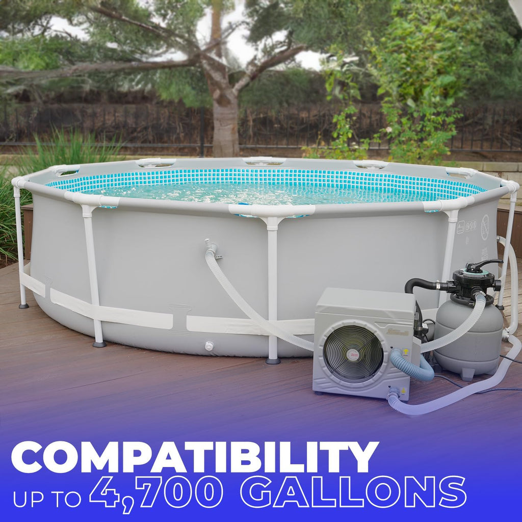 Above Ground Pool Heat Pump 14,500BTU 115V N134