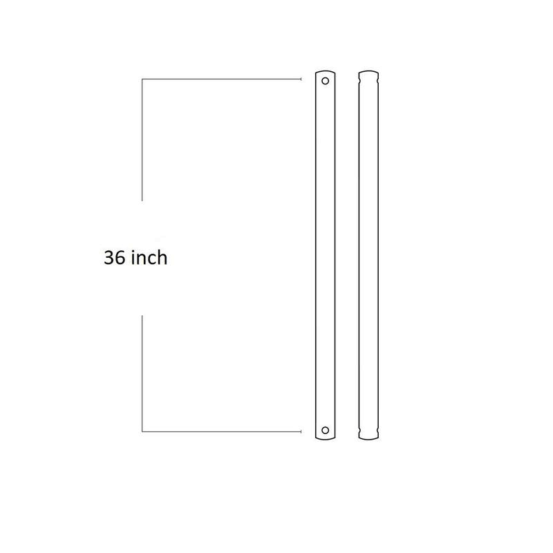 24x22 Minimalist Downrod P6199