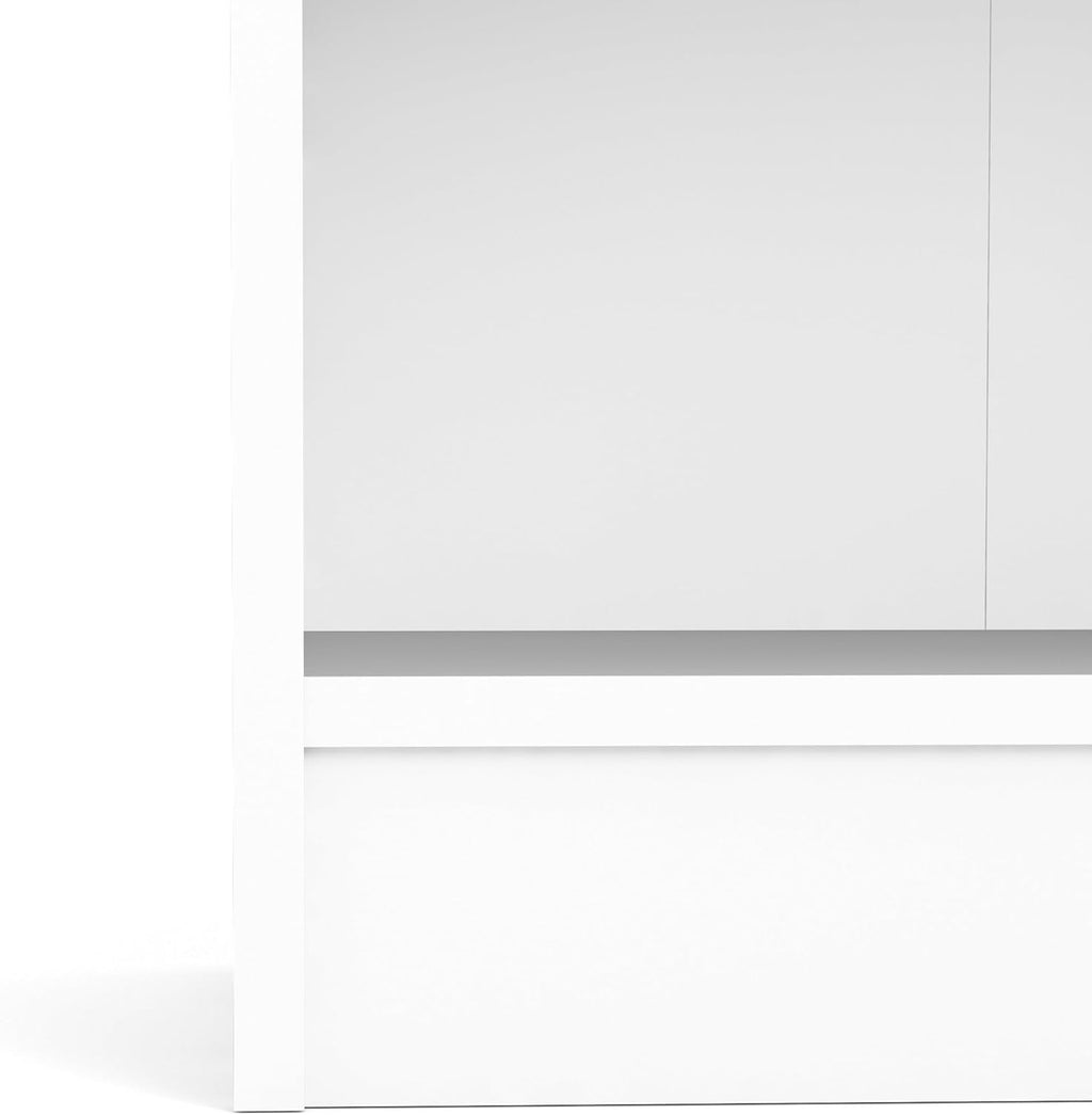 White 5 Shelf Bookcase J293188