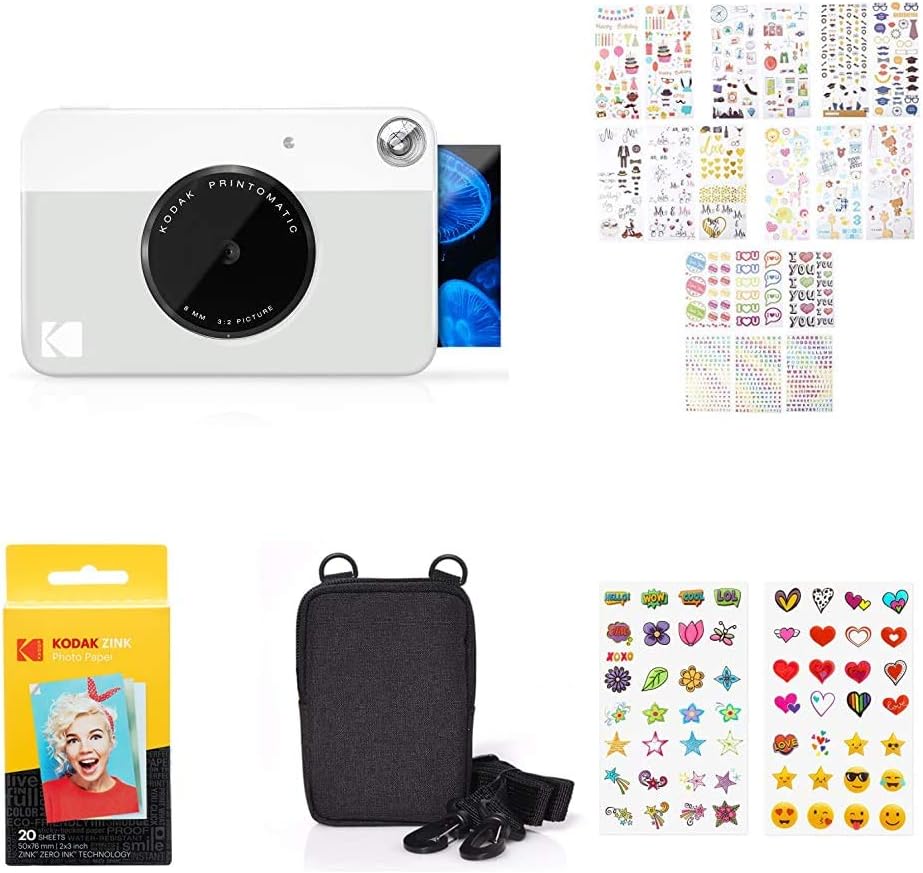 Pink Digital Instant Print Camera with 2x3 Photo Paper U32614