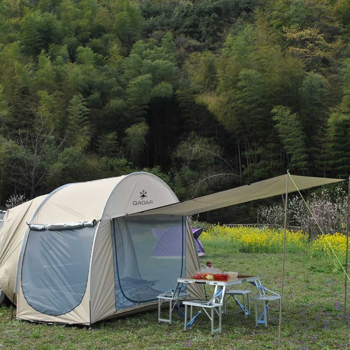 Car Tent with Screen Doors W15790