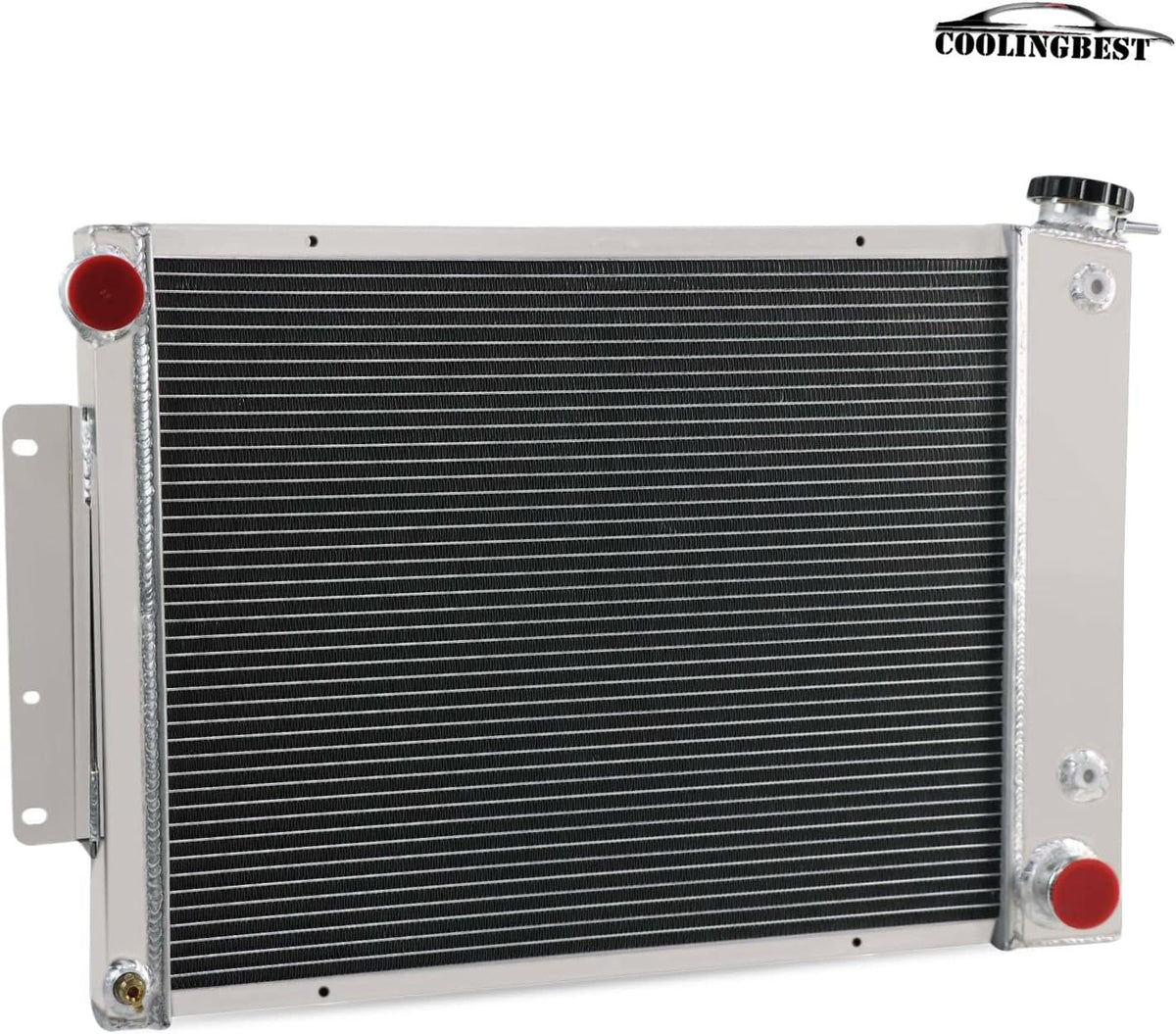 4 Row Aluminum Radiator for Chevy Camaro Pontiac Firebird L6 V8 Engine C2574