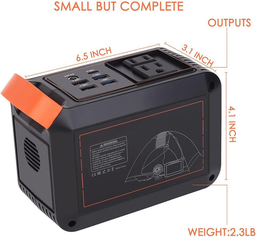 111Wh Portable Power Station 30000mAh Solar Generator O158741