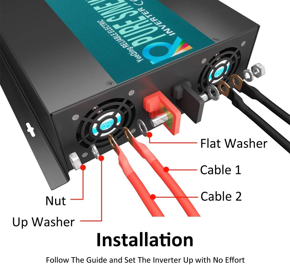 3000W Pure Sine Wave Inverter 24V DC to 120V AC M101