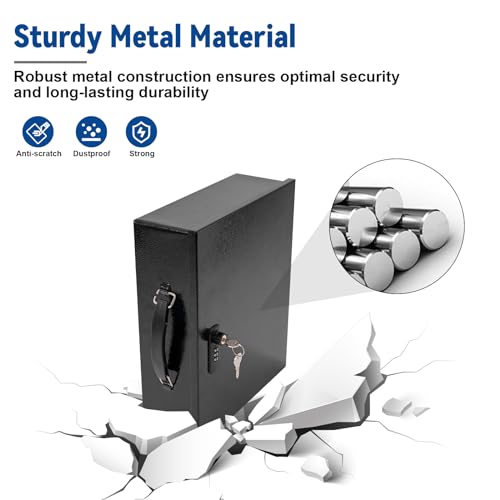 Fireproof Document Box with Combo Lock L4145