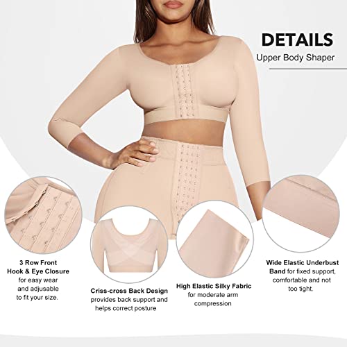 Arm Shaper Compression Sleeves Shapewear Bra S768236