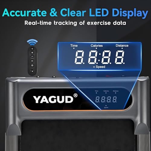 Portable Under Desk Treadmill with Remote Control and LED Display L611528