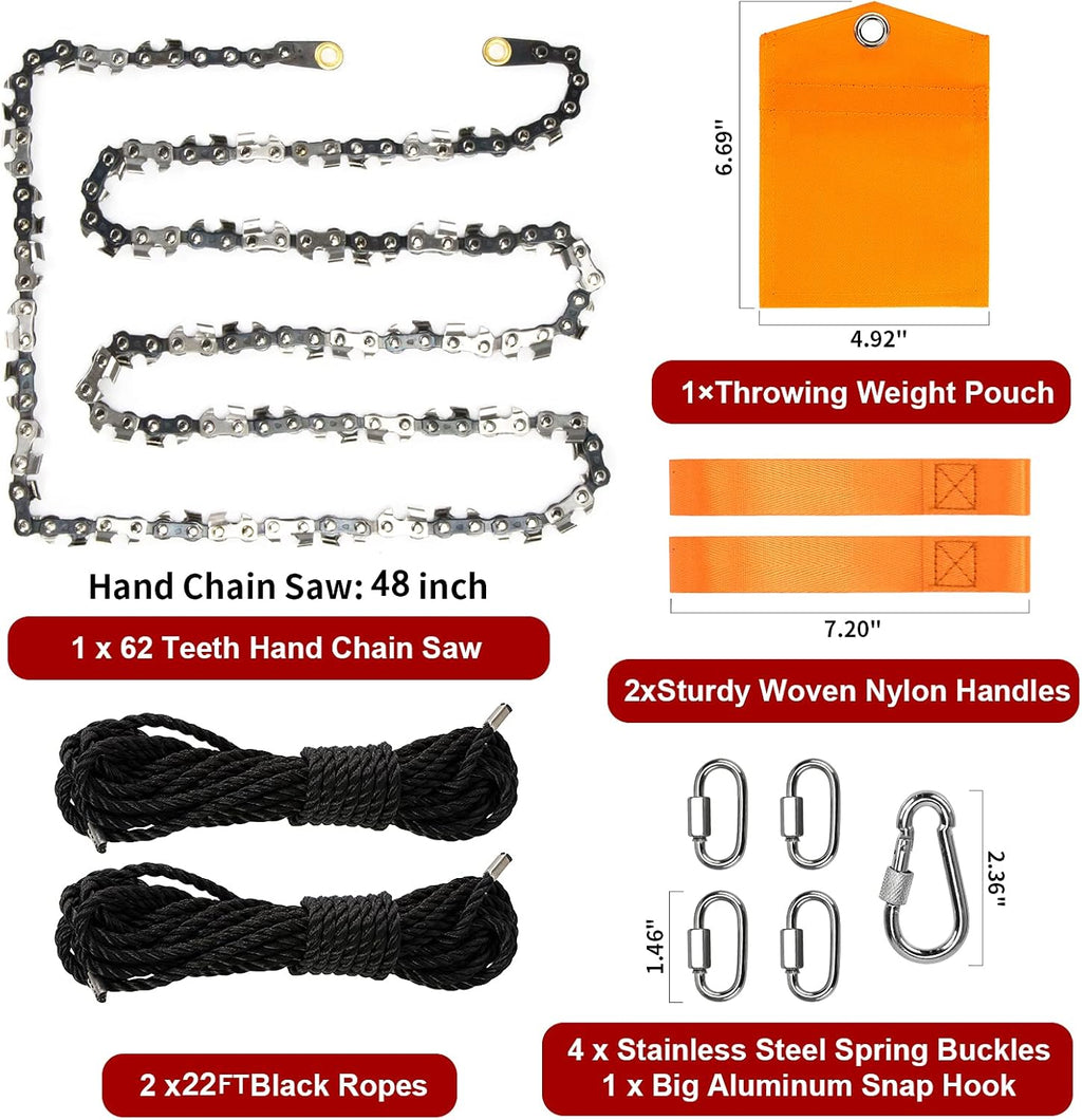 48 Inch High Limb Rope Saw with 44 Feet Rope X53554