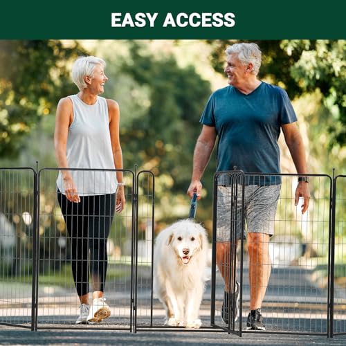 40 inch 18 Ft 8 Panels Heavy Duty Metal Dog Playpen P9901