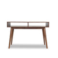 Mid Century Modern Jadon Brown Wood Study Desk O713656