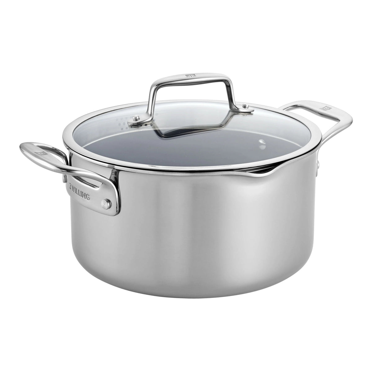 6 Qt Stainless Steel Ceramic Non-Stick Dutch Oven F55215