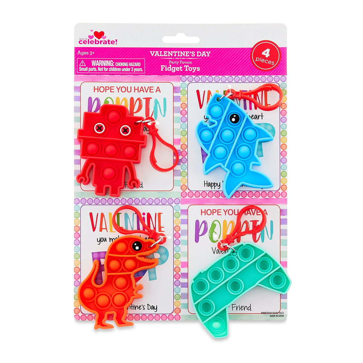 Fidget Toys Multi-color 4 Count M196