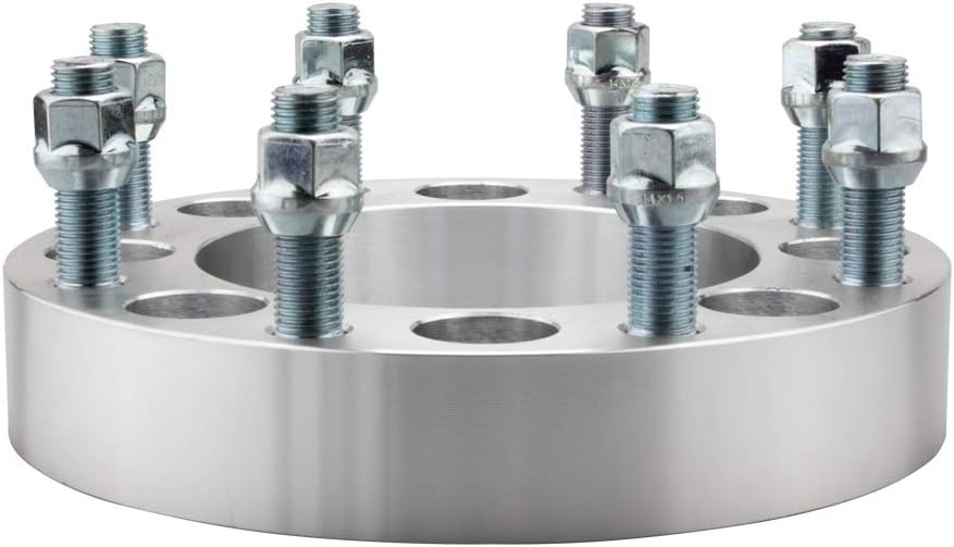 2PC 8x170 to 8x6.5 Wheel Adapters 1.5 Inch with 14x1.5 Studs Pack of 2 E2980