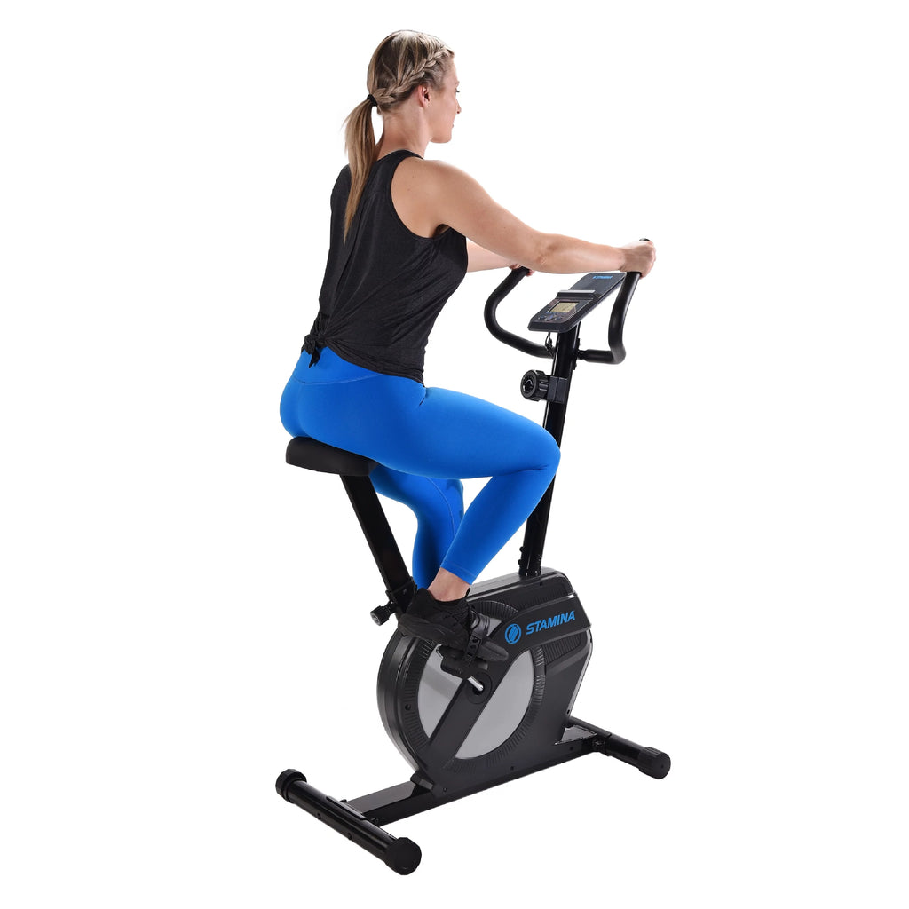 Upright Exercise Bike 8 Levels Magnetic Resistance L625756