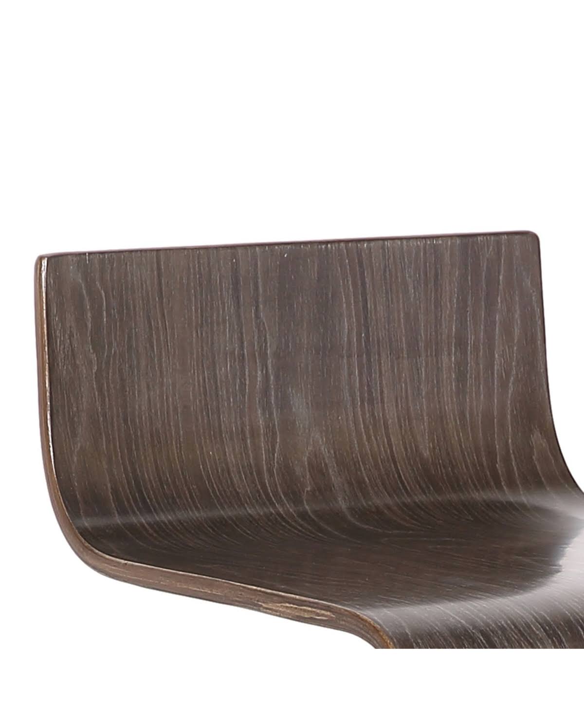 Weathered Oak Adjustable Swivel Bar Stool in Brown I44649