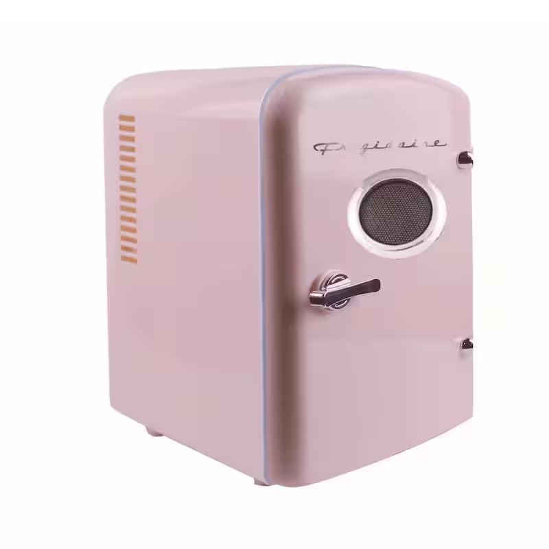 1 cu. ft. 6-Can Retro Mini Fridge in Pink E10371