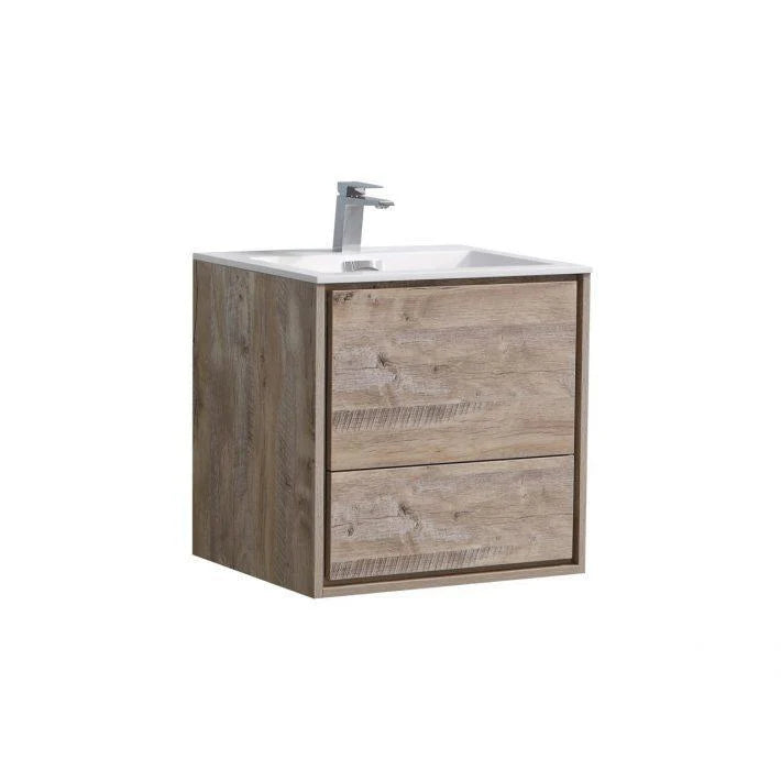 24 in. Wall Mount Nature Wood Bathroom Vanity J63070