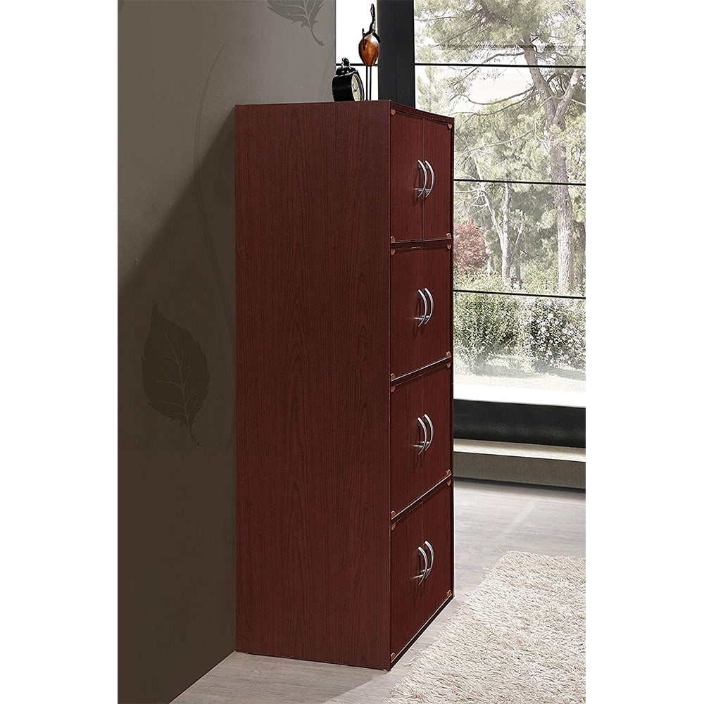 8 Door Mahogany Storage Cabinet B955011