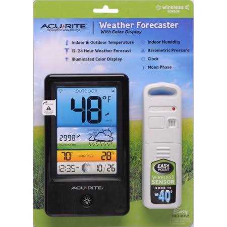 Wireless Color Forecaster with Temperature & Humidity B5657