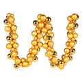 6' Honey Gold Ornament Ball Garland J183
