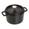 1.25 Qt. Cast Iron Round Dutch Oven in Black V56100
