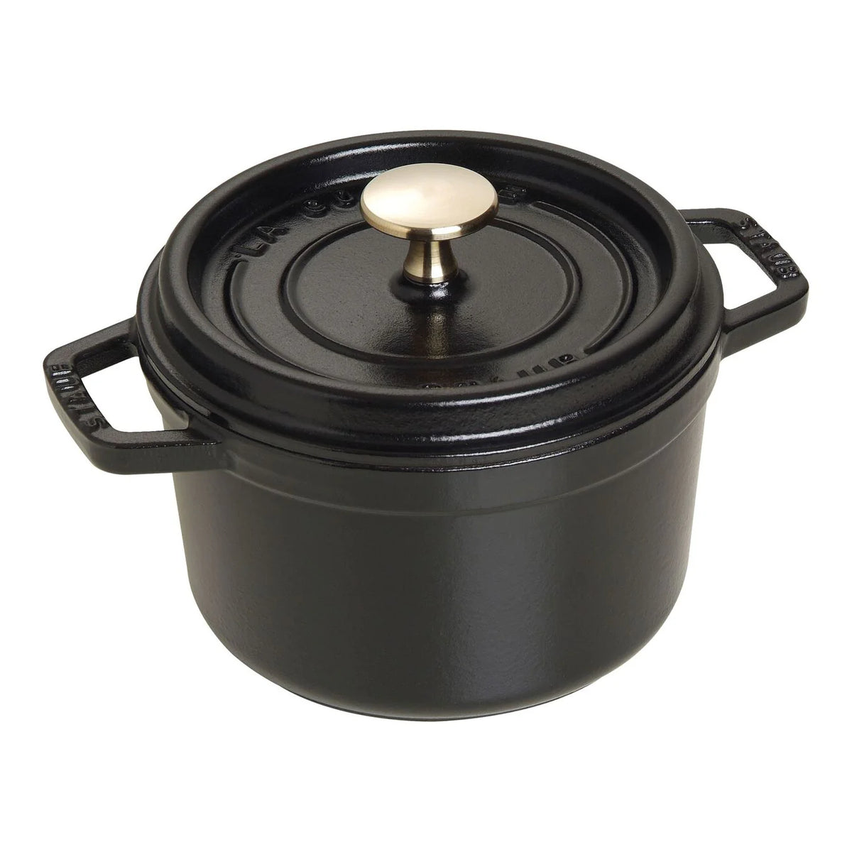 1.25 Qt. Cast Iron Round Dutch Oven in Black V56100