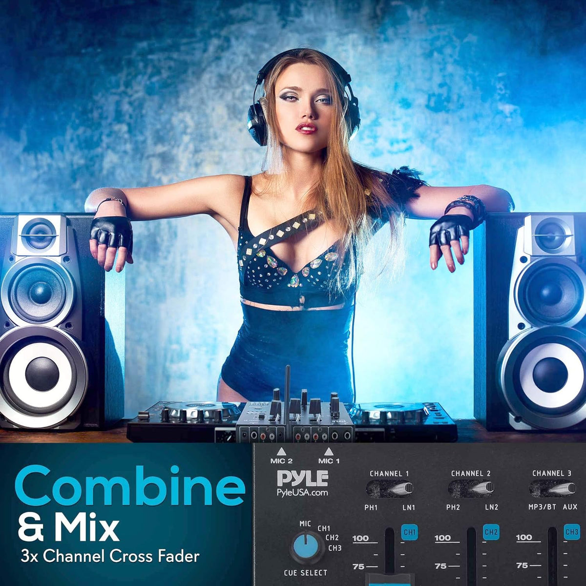 3 Channel Bluetooth DJ Controller Sound Mixer P30085