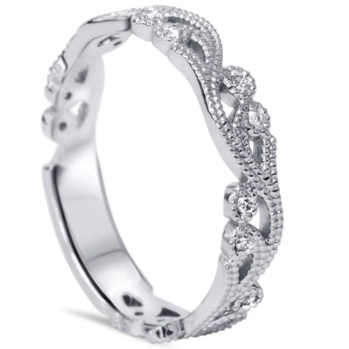 1/6ct Diamond Ring 14K White Gold N3365