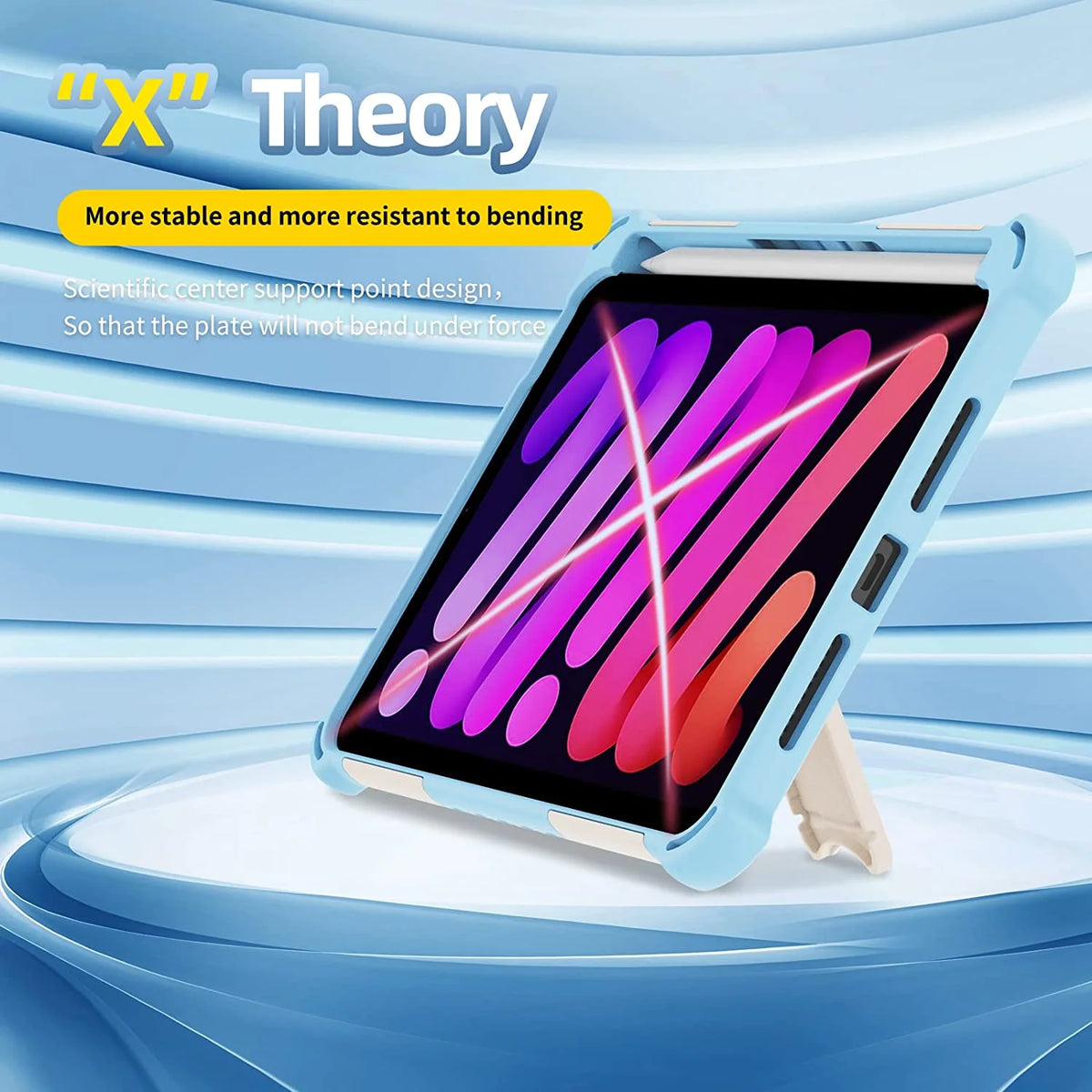 Heavy Duty Protective Case for iPad 10.9 Inch with Rotating Hand Strap & Stand V258864