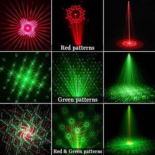 Sound Activated Mini Laser Light Projector with Remote Control S114
