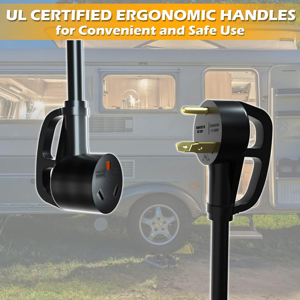 30A Portable RV Surge Protector with Circuit Analyzer S147