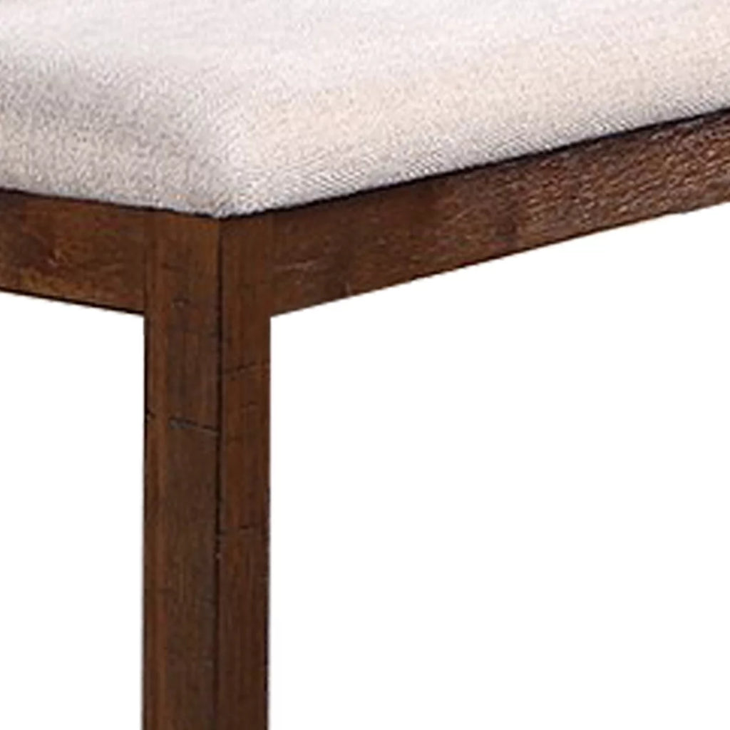 48 Inch Fabric Upholstered Dining Bench I9653