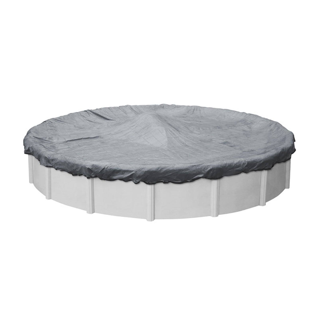 Gray 28 ft. Round Winter Pool Cover H334226