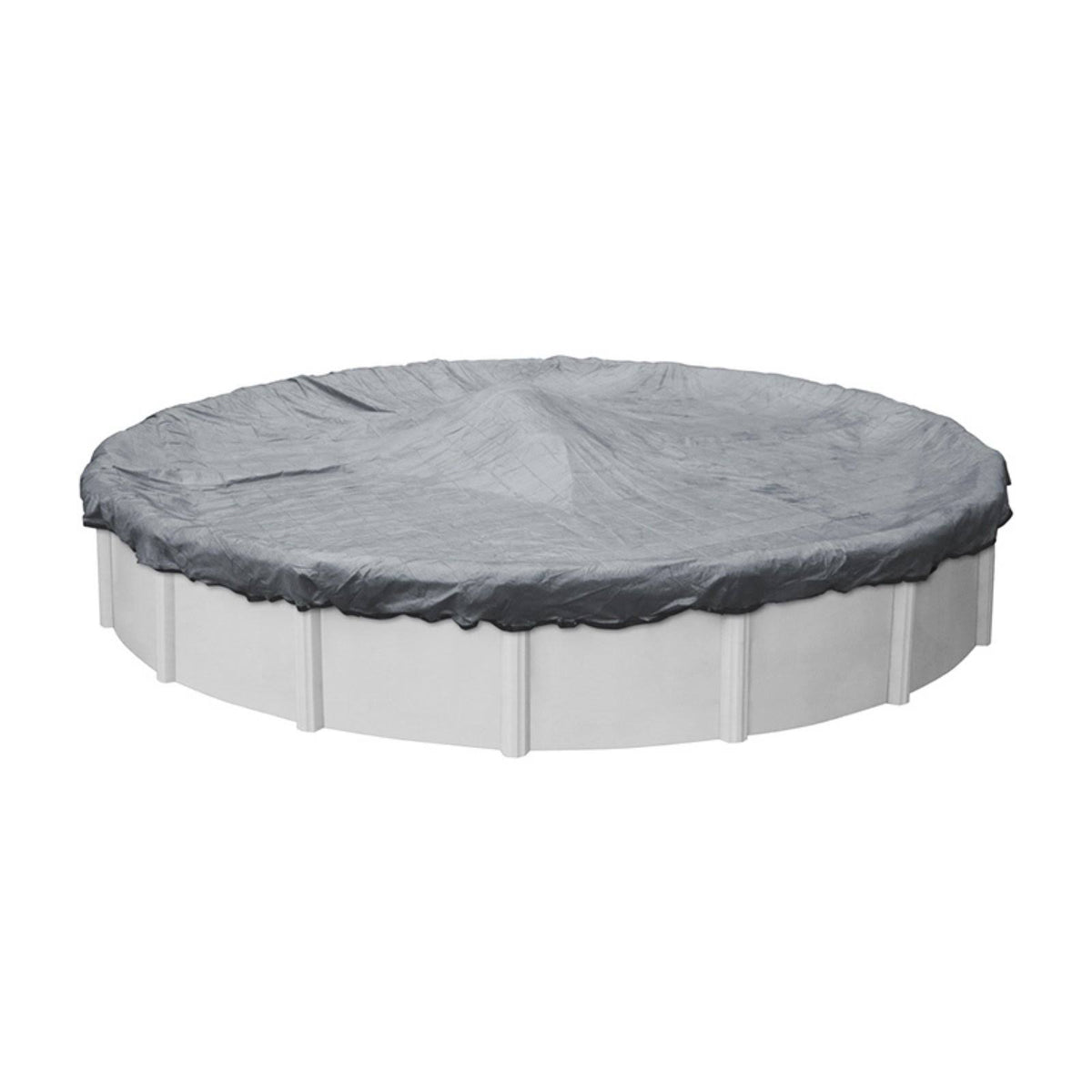 Gray 28 ft. Round Winter Pool Cover H334226