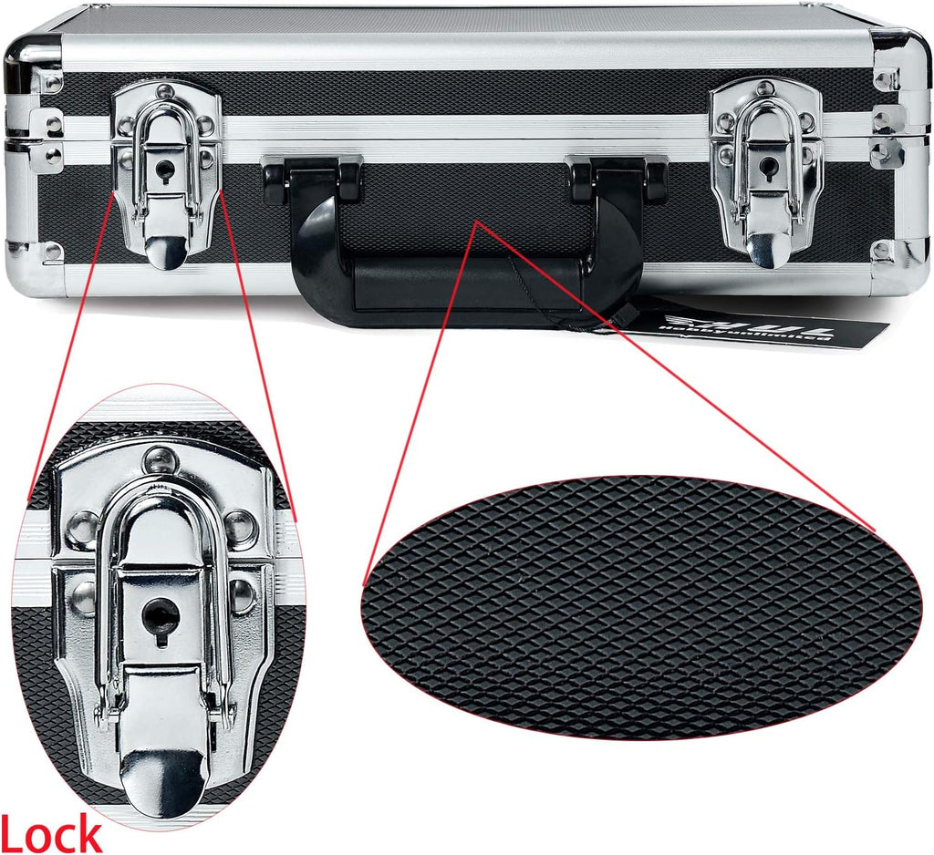 18in Two-Tone Aluminum Case with Pluck Foam Interior O480
