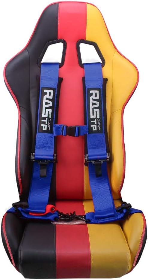 4 Point Safety Harness with 3 Inch Padding (Blue) Pack of 2 H506