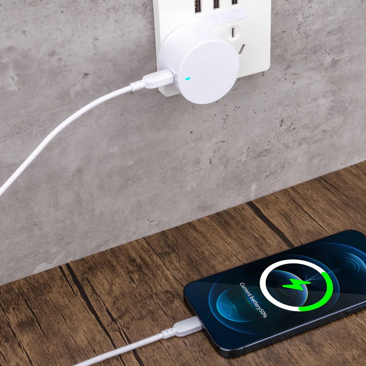 20W Power Delivery Wall Charging Kit with Lightning to USB-C Cable, White A367218