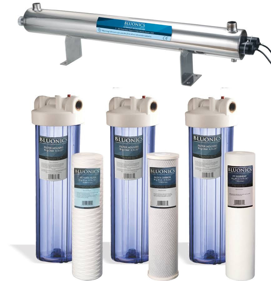 110W UV Ultraviolet Sediment Carbon Well Water Purifier R7595