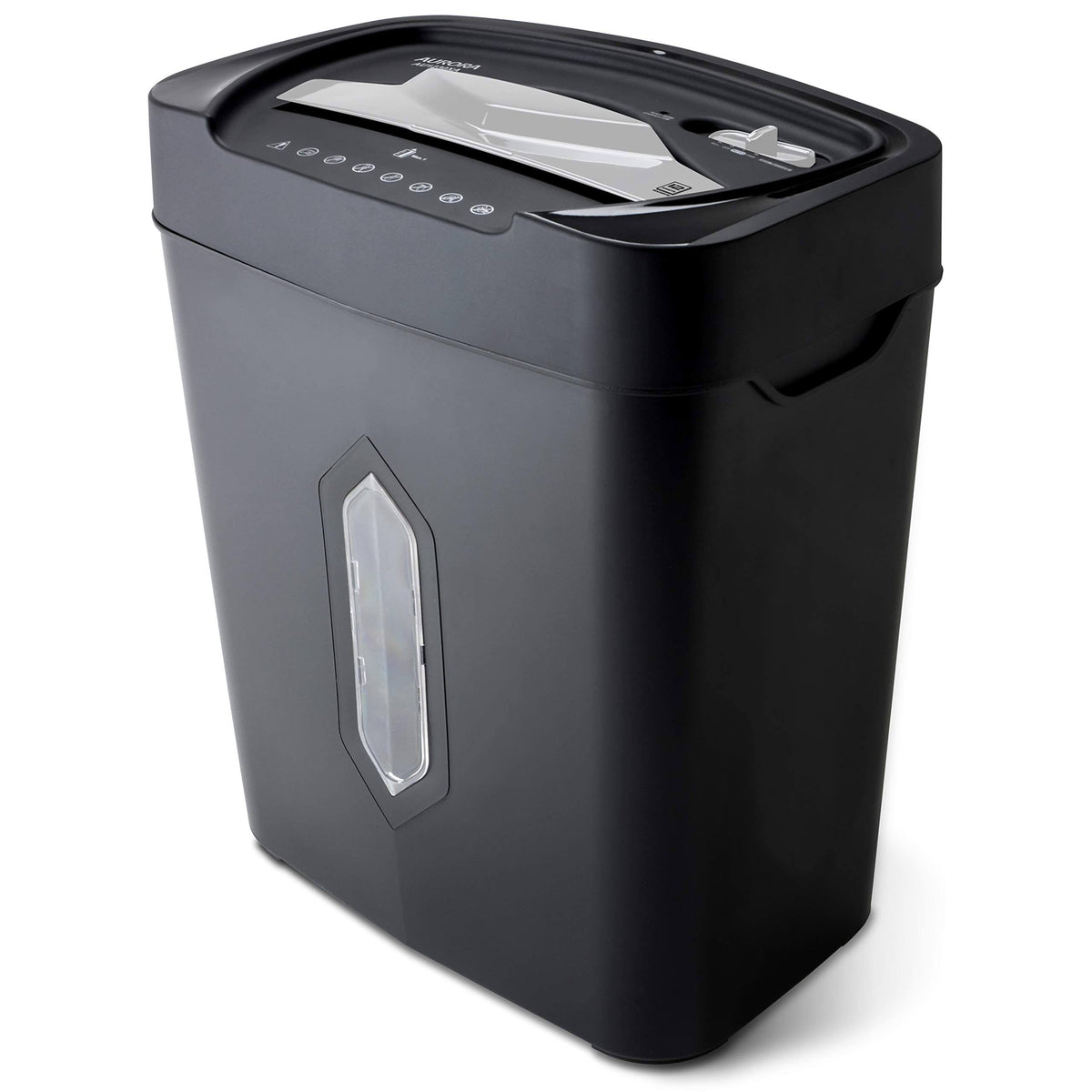 12-Sheet Crosscut Paper and Credit Card Shredder with 5.2-gallon Wastebasket A64452